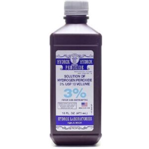 Hydrogen Peroxide 3% Antiseptic, 16 oz Hydrox Lab 1/Ea 12Ea/Cs(MD)
